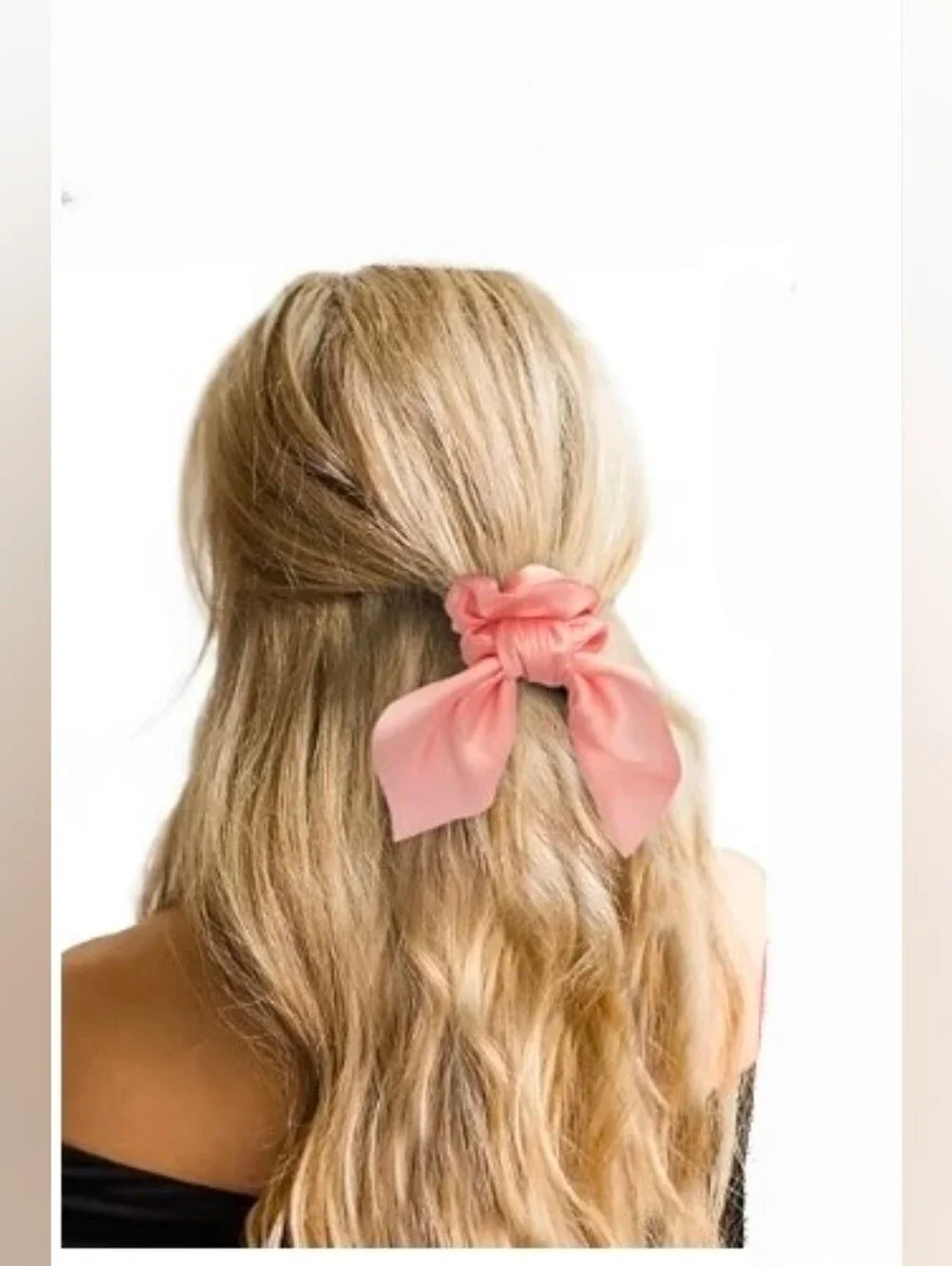 Bunny Ear Hair Scrunchies - Pink & Purple BNIB